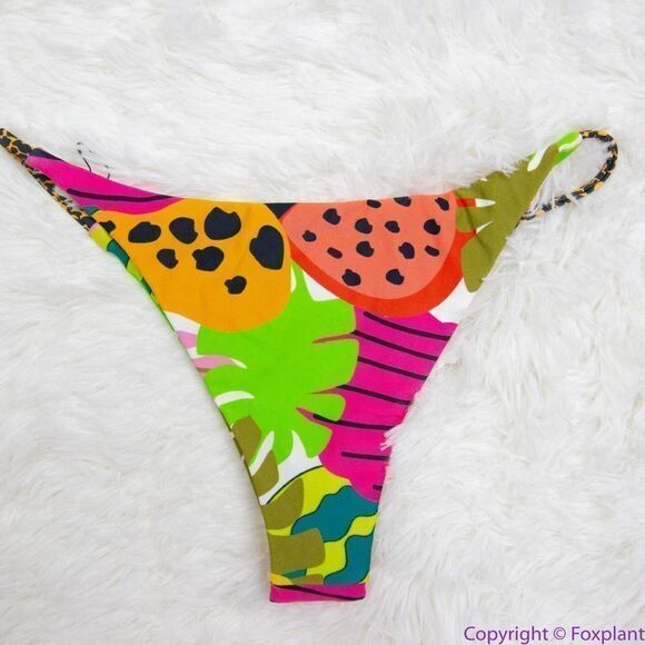 NEW It’s now cool String Bikini Bottom cheeky thong, S - Picture 7 of 16